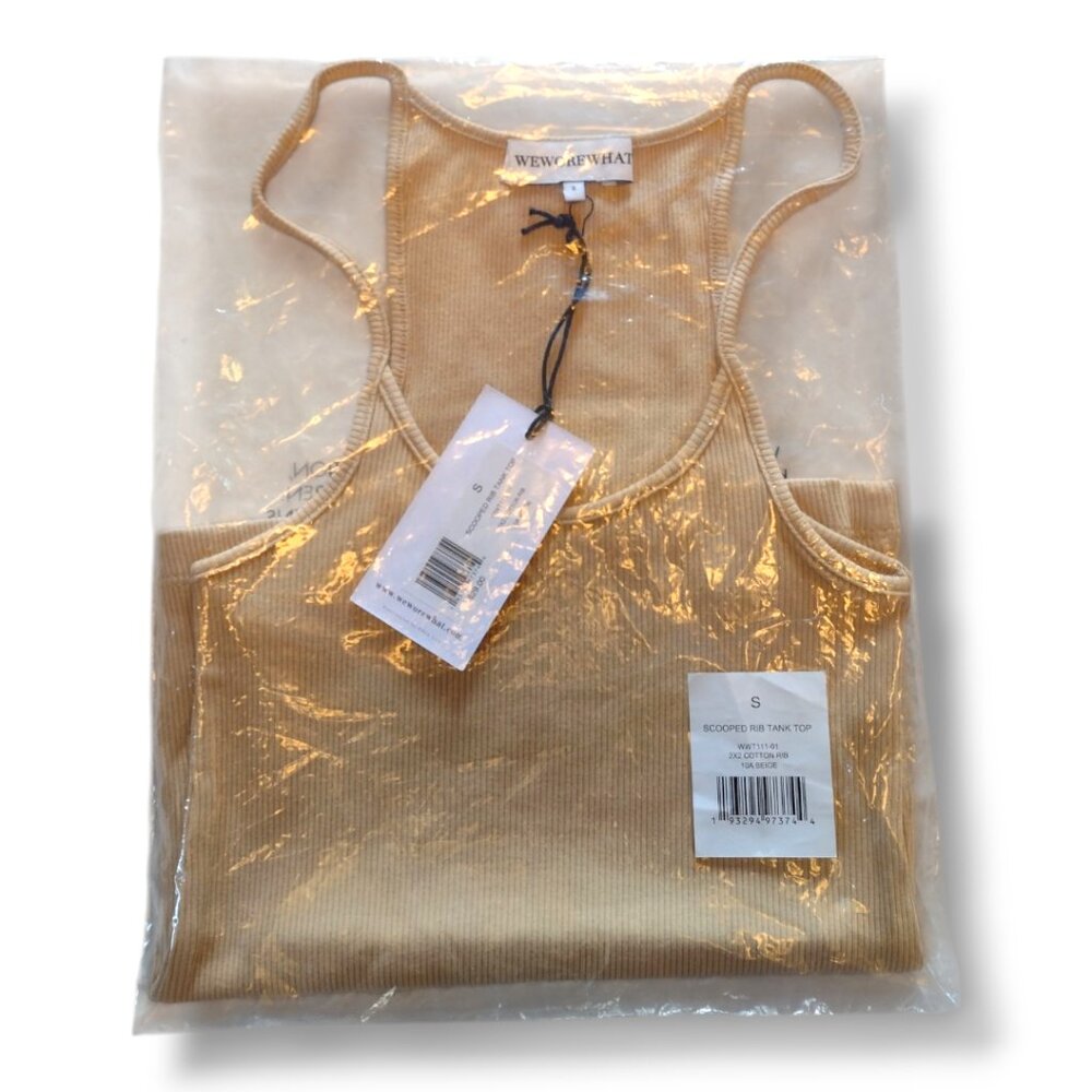 WeWoreWhat Scooped Rib Tank Top - Picture 3 of 4